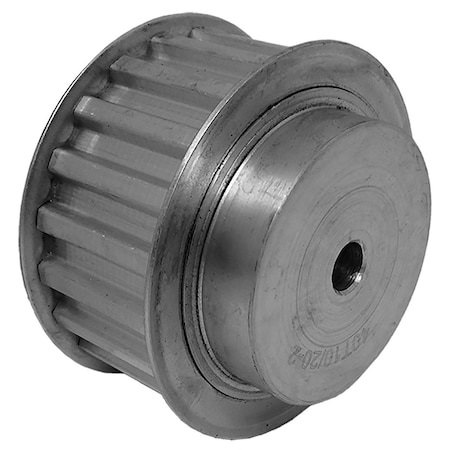 B&B Manufacturing 40T10/20-2, Timing Pulley, Aluminum 40T10/20-2